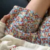 Pantalones Cortos de Algodón Nube de Verano para Mujer, Delgados, Talla Grande 110 kg, Casual Holgados, Relajados de Cintura Alta Pierna Ancha para Caminar