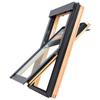 Venta directa de fábrica de Shanghái iluminación de techo ventilación tragaluz tragaluz de techo de villa aluminio Madera eléctrico impermeable tragaluz