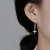 Europeu e Americano transfronteiriço mais vendidos Novos brincos de franja estrela cruzada ins luxo leve brincos de alta qualidade brincos de moda feminina