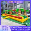 Tobogán Inflable Rojo Desmontable Instalación Rápida Equipo de Diversión Portátil Apoyos para Eventos Comerciales Ventas Directas de Fábrica