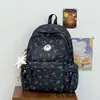 Mochila Altamente Atraente com Rosto Sorridente para Alunas, Grande Capacidade, Leve, Mochila Simples para o Dia a Dia para Alunos do Ensino Fundamental, Médio e Universitário