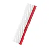 Pente Hartley Pet Redondo Losango Dentes Espaçados Poodle Bichon Pente de Beleza Cão e Gato para Remover Pelos Soltos 19cm