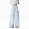 Pantalones Casuales Rayados con Estampado de Lazo para Hombres y Mujeres, Estilo Delgado de Verano, Estilo Perezoso, Pantalones de Pierna Ancha de Secado Rápido, Pantalones Largos Versátiles para Parejas