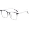 2101 Armações de Óculos Quadradas Pretas em Tr90 para Mulheres, Podem Ser Equipadas com Lentes de Grau, Óculos Bloqueadores de Luz Azul para Homens Venda por Atacado, Proteção Ocular