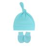 Amazon Estilo Comercio Exterior Set de Gorro con Chupón y Guantes para Bebé Gorro Fetal para Bebé Estilo Delgado de Una Sola Capa Gorro Chouchou Gorro con Cola