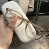 K-Estilo de Artefacto de Maquillaje Natural Gafas para Miopía para Mujer, Protección Ocular de Alta Definición, Gafas Planas Antiluz Azul, Montura Grande, Montura de Gafas con Aspecto Adelgazante
