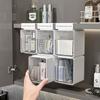 Caja de Almacenamiento para Cosméticos Baño Inodoro Estante de Almacenamiento Multifuncional Estante para Almacenar Maquillaje Hisopos de Algodón Lápiz Labial Debajo del Gabinete del Espejo
