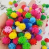 Pelota Brillante de Colores Material de Fabricación DIY Creativo Hecho a Mano Decoración Bola Rompecabezas Infantil