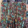 Imperession Jasper Beads Emperor stone Beads azul verde Emperor Stone bambu junta 5X12MM