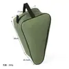 Bolsa de almacenamiento de zapatos de tela Oxford color verde militar, bolsa de zapatos impermeable conveniente para viajes, bolsa de almacenamiento de zapatos deportivos a prueba de polvo y humedad