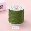 Colorido Degradado No. 72 Segmento de Línea de Jade Cuerda de Mano Teñida Cuerda Trenzada Pulsera DIY Hecha a Mano Colgante Cuerda Trenzada Material de Cuerda Colorido