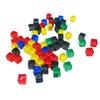 Pode encomendar jogo de tabuleiro DIY cor quadrado peça de xadrez acrílico jogo de dados acessórios brinquedos infantis jóias spot