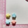 Diy pegamento crema estrella brillante macaron material accesorios para el cabello pasador parche hecho a mano colgante casero accesorios de resina