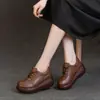 Comercio Exterior Transfronterizo Songgao Suela Gruesa 2026 Nuevos Cómodos Zapatos de Madre de una Sola Pieza Punta Redonda Ligeros Versátiles Antideslizantes Casuales Zapatos para Mujer