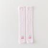 Nuevas Calcetines Altos Largos de Algodón Fino de Malla de Verano para Niñas, Calcetines hasta el Muslo o la Rodilla de Encaje de Princesa para Niños, Antimosquitos