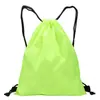 Mochilas Impermeables Deportivas con Cordón Hechas a Medida para Hombres y Mujeres Mochilas para Estudiantes Bolsa para Clase de Entrenamiento con Cordón y Logo Impreso