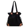 Bolsa de Ombro Grande de Lona Retro Nova de Verão para Mulheres para o Trabalho Bolsa Tote para Estudante Universitário