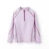 Camiseta de manga larga para niños con media cremallera y cuello alto, camiseta básica para niñas, sudadera casual con forro polar para otoño e invierno, prenda superior cálida para niños