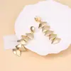 Pendientes de Moda Geométricos Triangulares Exagerados con Borlas Largas Europeos y Americanos Transfronterizos Elegantes de Lujo Ligero Versátiles