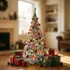 Nuevo Árbol de Navidad para el Hogar Transfronterizo, Plegable y Extensible, Decoración Navideña Portátil para Centros Comerciales, Venta al por Mayor desde el Fabricante