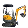 Fabricantes Exportan Excavadora Compacta Pequeña de Oruga 1800kg Excavadoras Mini de Dos Mandos Laterales para Uso en Patio