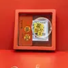 Pegatina Dorada para Teléfono Princesa Por Favor Hazte Rica Ten Dinero para Gastar Calabaza Caja de Regalo Set Pegatina Pura de Oro para Teléfono Tráfico Conducción Pequeño Regalo Venta al por Mayor