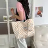 Bolso de Lona de Hombro Único de Lunares Retro Nuevo de Verano Transfronterizo, Bolso de Viaje, Bolsa de Compras Ligera, Bolso de Clase para Estudiantes, Moderno