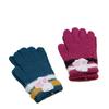 Guantes de Punto Calientes de Invierno para Niños Grandes Viajes al Aire Libre a Prueba de Viento y Frío Diseño de Cinco Dedos Actividades Congelación