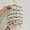 Cabide Infantil Secante Cabide Retrátil Multifuncional para Bebê com Prendedor de Calças Cabide Pequeno Suporte para Roupas de Recém-nascido