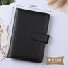 Cuaderno de Hojas Sueltas Macaron de Seis Agujeros Transfronterizo Simple Presupuesto de Efectivo A6 Cubierta Desmontable Planificador con Cierre