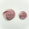 Flores de Tecido de Cetim de Seda Grossas, Flores de Rosa Tridimensionais, Flores Artificiais DIY, Corsage, Acessórios de Flor para Cabeça, Acessórios para Roupa Atacado