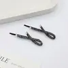 Nuevo Clip para el Cabello de Lujo Ligero Coreano al por Mayor con Lazo de Pedrería Clip Lateral de Gama Alta Accesorio para el Cabello Pasador Adorno para el Cabello para Mujeres