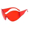 Gafas de sol sin montura Ojo de Gato de moda Gafas Steampunk de Comercio Exterior Europeo y Americano Gafas para Ciberdeportes