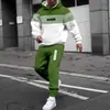 Traje de Sudadera con Capucha para Hombre Transfronterizo Pantalones Deportivos Moda Estampado 3D Ropa Deportiva Casual para Exteriores