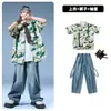 Ropa de Moda Hip-Hop para Niños Traje de Chaleco Roto para Niños hiphop Infantil Tambor Genial Guapo Costsize Masculino