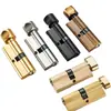 Cilindro de Cerradura Pequeño Doméstico 70 para Puertas de Dormitorio, Puertas de Madera Maciza, Cuerpo de Cerradura de Cobre Sólido, Juego de Cerradura de Puerta Tradicional