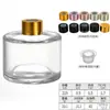 Frasco de aromaterapia 50ml transparente com rosca cilíndrico 100ml baioneta sala de estar quarto perfume frasco de aromaterapia ornamentos