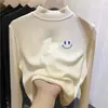 Blusa Básica Casual Manga Longa de Veludo Zhongda Tongde 2026 Novo Estilo Outono/Inverno Blusa de Outono para Meninas com Gola Meia-Alta