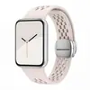 Aplicável à Xiaomi Smart Band 10pro Esportiva Perfurada Silicone Fivela Magnética Fecho Dobrável Pulseira de Relógio Rice Watch 5 6 Universal