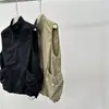 Colete Funcional Estilo Japonês para Uso Externo Jaqueta Curta para Mulheres, Estilo Fino de Verão, Coole Elegante Colete com Cordão Gola Alta para Camadas