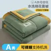 Colcha de Verano de Grado Materno, Colcha de Verano Simple de Color Sólido de Algodón Lavado, Colcha Refrigerante de Aire Acondicionado Individual/Doble, Manta para Dormitorio de Estudiante, Colcha Delgada