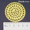 Padrão de Joias DIY Peças de Flor de Ferro Grandes e Pequenas Recortadas Embutidas Peças de Flor Redondas 48/36mm Discos de Metal Recortados