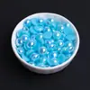Perlas de Semicírculo de Fondo Plano de 2-14 mm Perlas de Imitación ABS Accesorios para Joyería DIY Pegamento Cremoso Funda para Teléfono