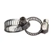 Abrazadera de Manguera Americana de Acero Inoxidable Abrazadera para Tubería Alto Par No Fácil de Oxidar Clip para Tubería de Gas Sujetador para Tubería de Agua Abrazadera de Manguera Venta al por Mayor