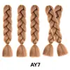 Perucas de Dreadlock de Fibra Sintética para Comércio Exterior Atacadista, Extensões de Cabelo Longo Tingidas em Degradê para Mulheres, Cabelo Trançado, Tranças Africanas Grossas