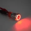 Interruptor de Botón Metálico de 16 mm, Alta Corriente 12A, Equipo Impermeable de Alta Calidad para Arranque, Garantía de Tres Años, Encendido/Apagado