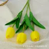 Tulipán, flor falsa, decoración del hogar, tacto de PU, flor artificial, foto de simulación, fábrica de flores falsas, ramo de boda al por mayor