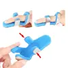 Férula de dedo simple de aleación de aluminio, clip para fijación de dedo, férula con forro de esponja, manga para fijación de dedo