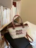 Bolsa de Palha Color Block Nova 2025 para Mulheres Verão Floresta Fofa Moda Bolsa de Palha para Celular Estilo Coreano Nicho Simples Bolsa Transversal