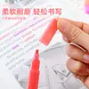 Resaltador de Color Estrella Transfronterizo 4 Plumas Marcadoras para Estudiantes Empaquetadas en Tarjeta Color Suave Bolígrafo para Cuaderno de Colores Bolígrafo para Pintar y Graffiti